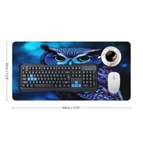 Blue Owl Desk Pad con Base de Goma Tamaño Grande miniatura 2