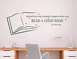 Photo Gallery adesivo da parete in vinile con citazioni scritte "read a good book", per casa, scuola, biblioteca, interni in classe, decorazione da parete, 57 x 21 cm Photo Gallery adesivo da parete in vinile con citazioni scritte "read a good book", per casa, scuola, biblioteca, interni in classe, decorazione da parete, 57 x 21 cm
