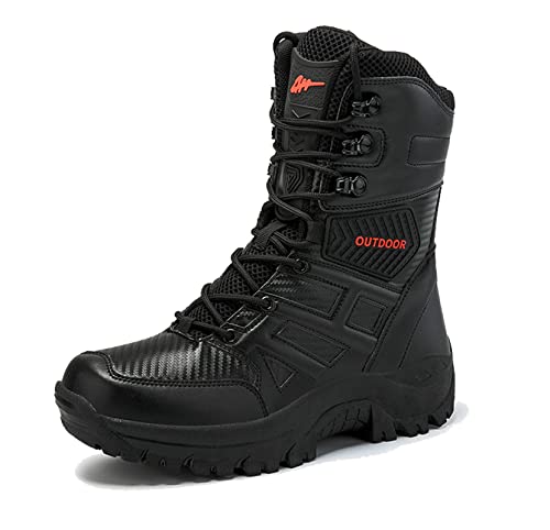 Waterproof Hiking Work Boots Men's Tactical Boots 8 Inches Lightweight Military Boots Breathable Desert Boots
