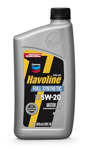 Image of Havoline 5W-20 ProDS Full Synthetic Motor Oil - 1 qt.