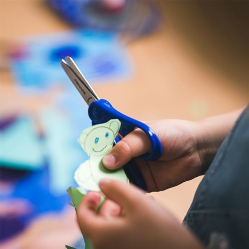 Fiskars 5 Inch Blunt-tip Kid Scissors, Blue - image 5