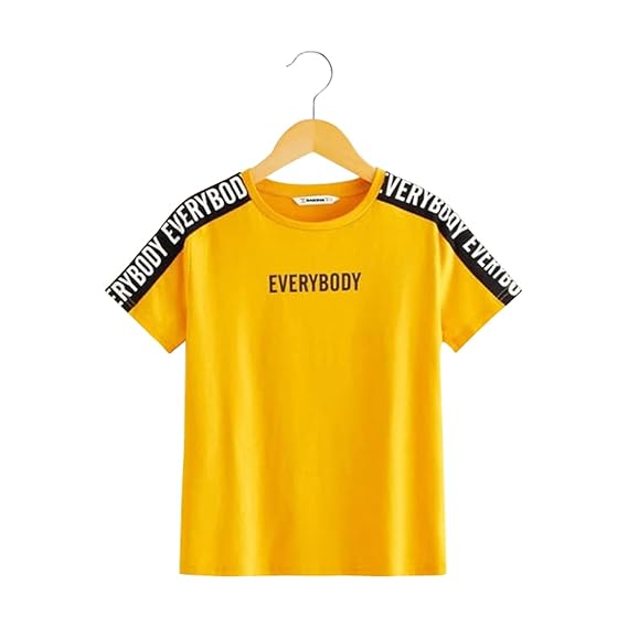 Dagcros Boys Half Sleeve Printed Cotton T-Shirts, BD-08