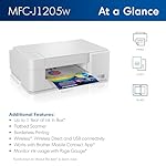 Brother MFC-J1205W INKvestment -Tank Wireless Multi-Function Color Inkjet Printer with Up to 1-Year in Box, Works with Alexa - Image 2