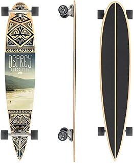 Osprey Pintail Longboard, Complete 36in-46in Skateboards, Kids and Adult Skateboard, Multiple Sizes