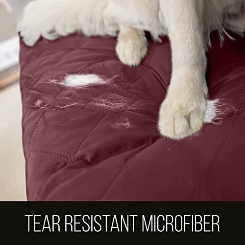 image for Sofa Shield Recliner Slip Cover with Patented Strap, Cushion Protector