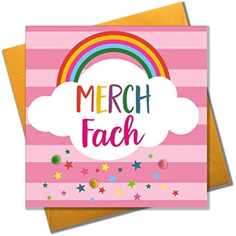 Claire Giles Baby Girl Greeting Card with Pompoms Cover