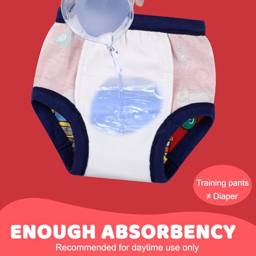 Image of BIG ELEPHANT Toddler Potty Training Underwear, Cotton Training Pants