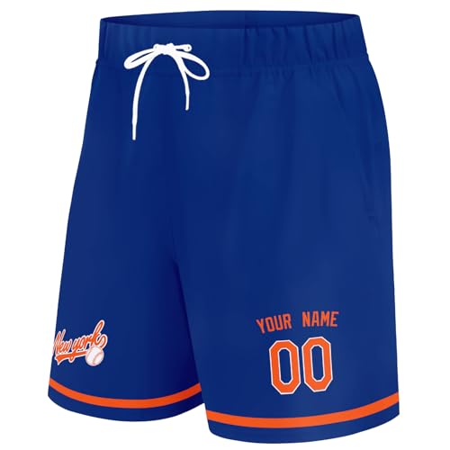 Image of ANTKING Swim Trunks Custom Name Number Beach Shorts for Men Youth Gifts