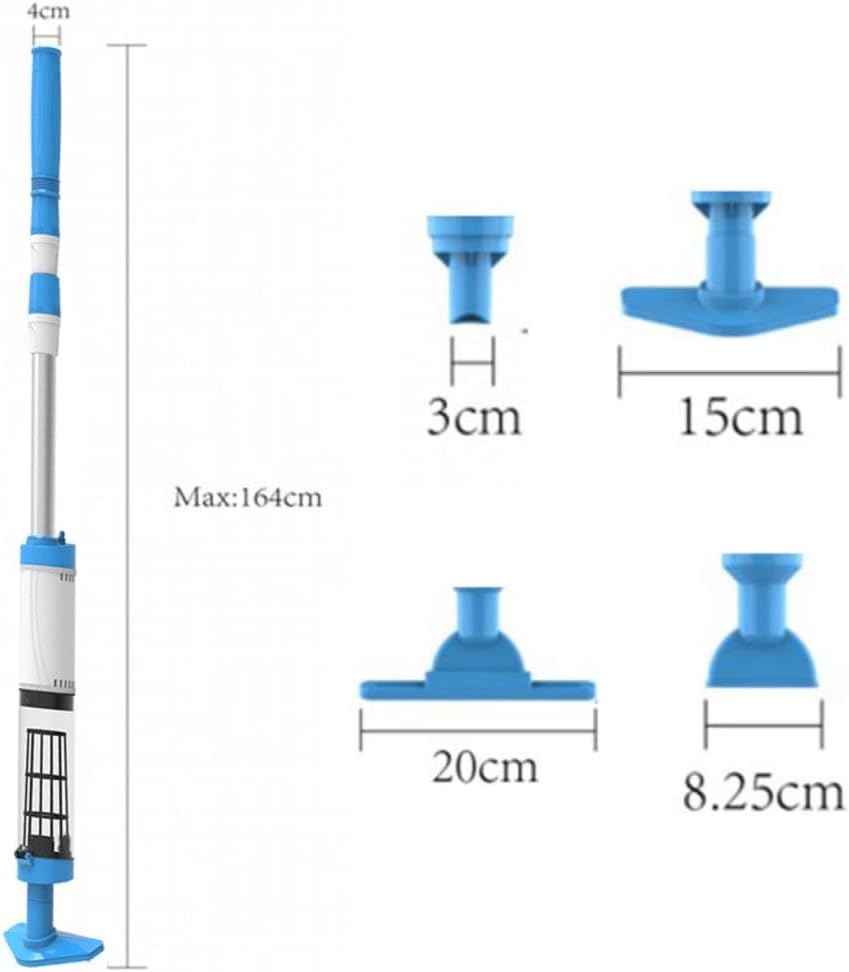 Generic Handheld Pool Vacuum Rechargeable Pool Vacuum Deep Cleaning 3 in 1 1600mAh Pool Vacuum Cleaner for Small Pools Swimming Pool