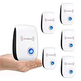 Fondiary Repelente Ultrasónico de Plagas Ahuyentador de Ratones Ultrasonidos Repelente Ultrasónico Mosquitos Cucarachas Antimosquitos Eléctrico Insectos Ratas Moscas Arañas Hormigas