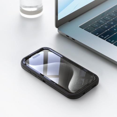 Image of Case for iPhone 14 Pro Max, Heavy-Duty Tough Rugged Shockproof Drop Protective Cover Phone Cases, Black