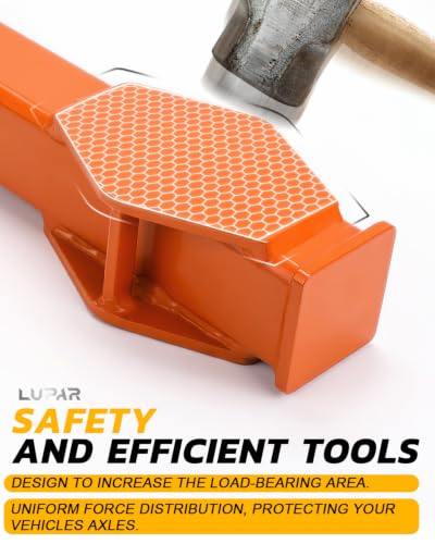 Image of Wheel Bearing Hub Removal Tools Kit for 5, 6 and 8 Lug Bolt-On Hubs | Hub Buster Puller for Seized Wheel Bearing Hub Assemblies, Automotive Axle Hub Removal Tool