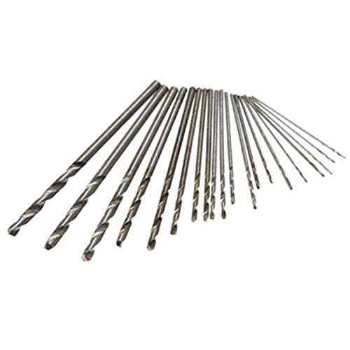 Image of DIY Crafts Design No # 3, Tiny HSS, Steel HSS Micro Twist Drill Bit, 0.3mm-1.6mm For DIY Crafts Works (Pack of 20 Pcs) Note These are Min (Design No # 3, Tiny HSS)