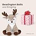 Bearington Reiny Christmas Reindeer Stuffed Animal - 11.5
