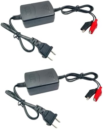 2PCS 12V 1300mA Sealed Lead Acid (SLA) Smart Battery Charger, Aut...