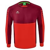 Erima Kinder Casual Six Wings Sweatshirt, rot/bordeaux, 152