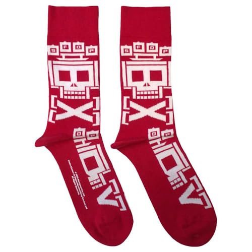 Five Finger Death Punch chaussettes basses Pixeled Skull taille unique