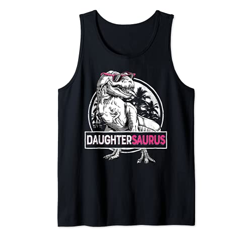 Daughtersaurus T rex Dinosaur Funny Daughter Saurus Family Canotta