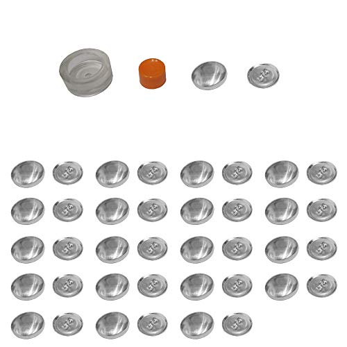 20 Pezzi 18mm DIY Copertura Bottoni CB18