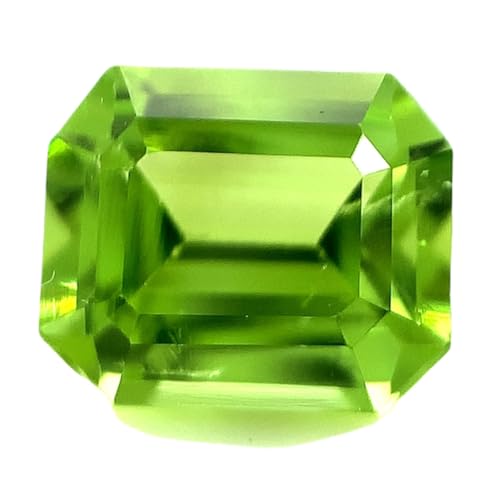 Péridot naturel véritable de 8,7x7,2mm de qualité gemme pour joaillerie fine