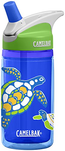 CamelBak Kids Eddy Insulated Water Bottle, Mosaic Turtles, 12oz