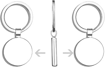 Ruckus Stainless Steel Keychain with Ring