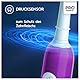 Oral-B Pro Junior Elektrische Zahnbürste/Electric Toothbrush für Kinder ab 6 Jahren, Drucksensor, 3 Putzmodi inkl. Sensitiv für Zahnpflege, weiche Borsten & Timer, Designed by Braun, lila
