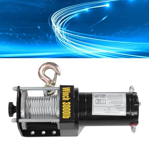 Cabrestante eléctrico 24V para ATV 3000lbs miniatura 5