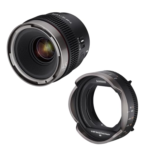 SAMYANG 動画用単焦点AFレンズ V-AF 100mm T2.3 FE ソニー α Eマウント フルサイズ対応 + 専用アクセサリー V-AF マニュアルフォーカスアダプター セット