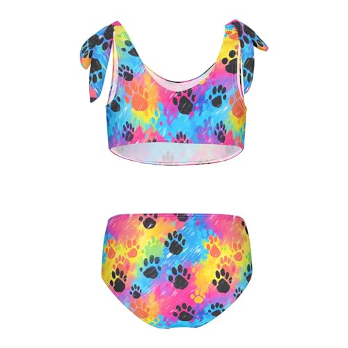 Image of Toddler 2 Pieces Bikini Set Cute Frog Mushroom Swimsuits for Girls Size 3T 20246923