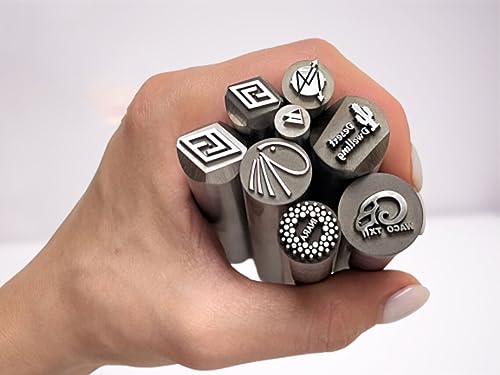 Custom Metal Stamp - Steel Hand Stamp, Jewelry Punch Stamp, Tiny Metal Stamp, Metal Punch Die, Blacksmith Touchmark