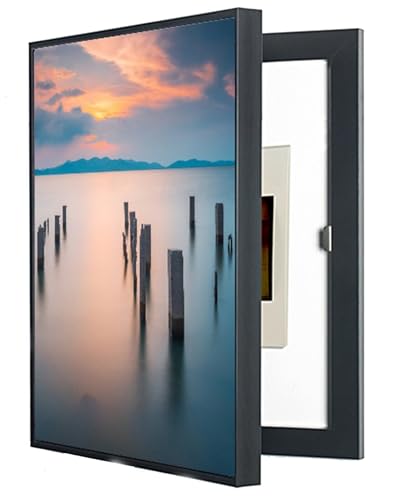 BDXZJ Cuadro Electrico Tapa Caja Decorativos Modernos Caja Medidor Interior Decorativo Cubrecontador Cubierta Panel Electrico Caja De Distribucion Tapa Decorativa R,40 * 50cm