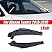 Pair Car Front Wiper Side Cowl Extension Cover for Nissan Sentra 2013 2014 2015 2016 2017 2018 2019 Black Windshield Corner Panel Fender Trim LH and RH Side Cap