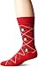 DAVCO Men's Christmas Novelty Crew Sock, Penguin Plaid, One Size