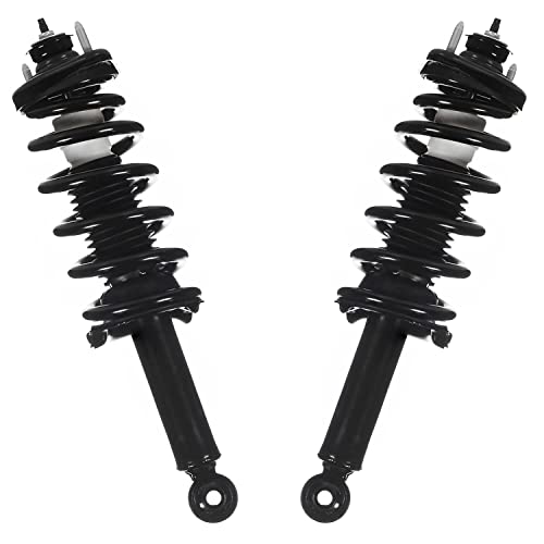 Image of Detroit Axle - FWD 8pc Struts Shock Absorbers Sway Bars for 2012 2013 2014 Honda CR-V, Front and Rear Struts with Coil Spring Stabilizer Sway Bar Links Replacement Suspension Kit