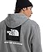 The North Face Men's Evolution Box NSE Hoodie - Sweatshirt with Performance Hood, Adjustable Drawcord, Kangaroo Hand Pocket, TNF Mid Grey Heather, Medium