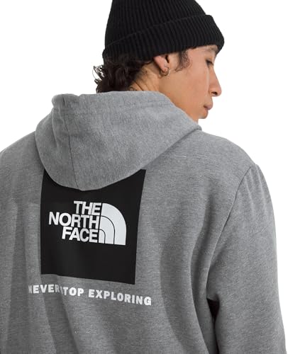Image of THE NORTH FACE Men's Evolution Box NSE Hoodie | Sweatshirt With 2 Piece Hood, Adjustable Drawcord, Kangaroo Hand Pocket