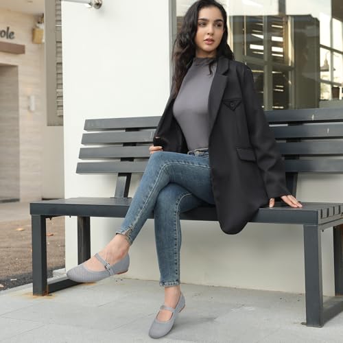 Image of Tanamo Ballet Flats for Women, Soft Knit, Work Travel Everyday Shoes