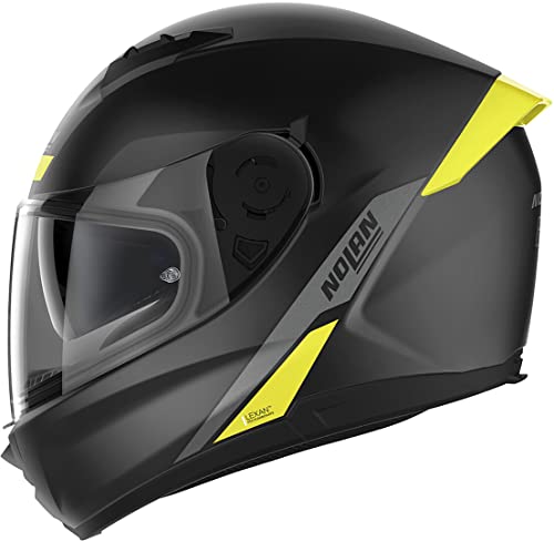 Casque Nolan N60-6 Staple finition noir mat et jaune XXL