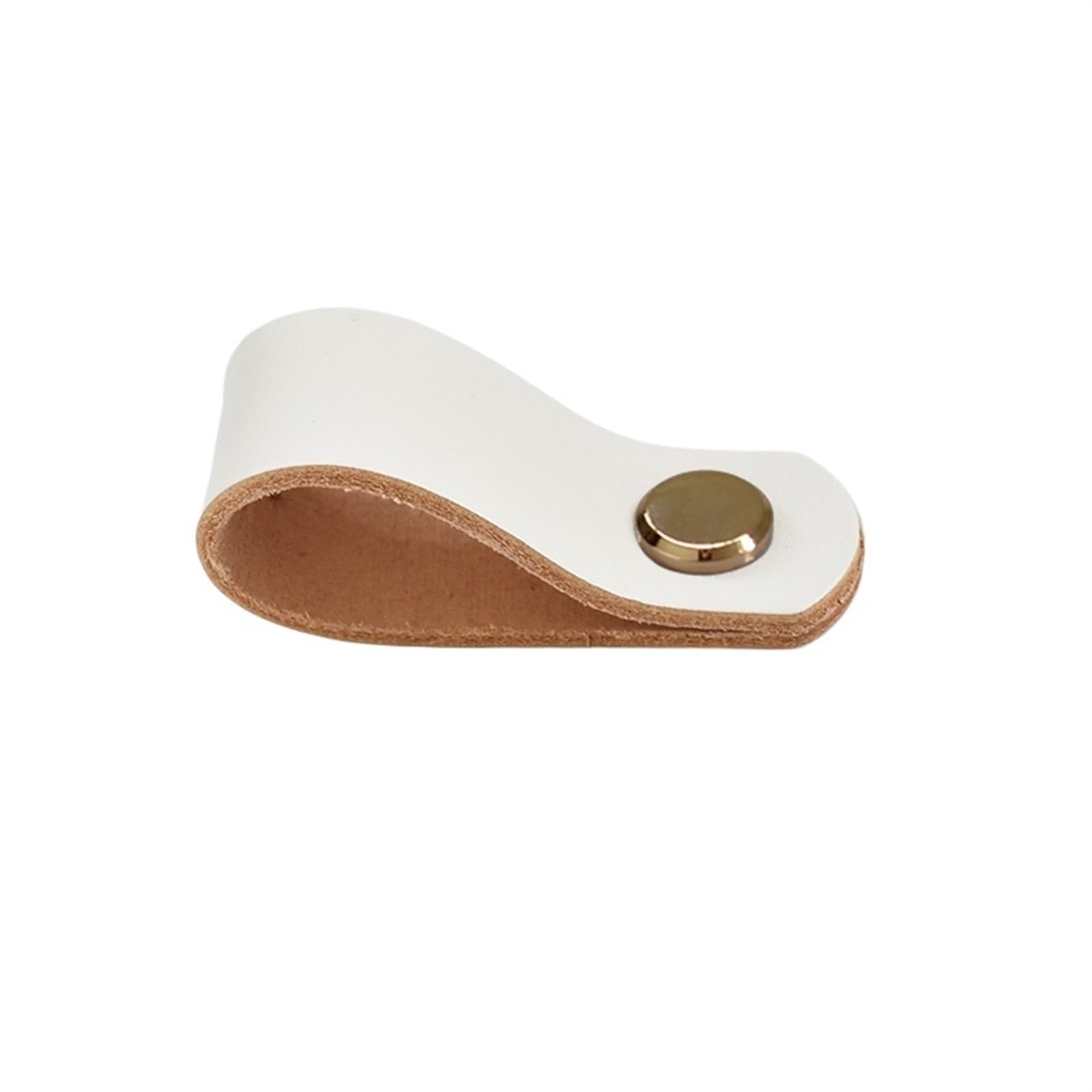 CQAHDSEVF Leather Drawer Pulls, Leather Drawer Cabinet Wardrobe Pulls Multicolor(Golden)