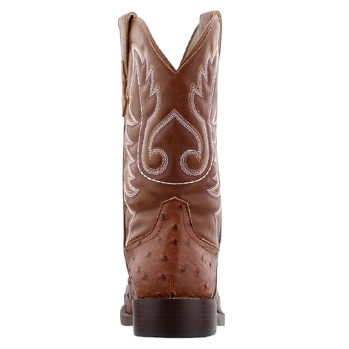 Roper Men’s Bumps Cowboy Boot – 10-1/2" Shaft - Square Toe Boots, Pull-On Western Boots for Men, Durable Faux Leather & Padded Insole3