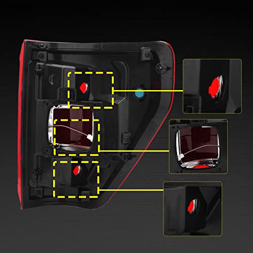Mzorange Brake Tail Light Halogen Rear Lamp For Ford F150 F-150 Xlt 2021 2022 Without Bulb (Left Driver Side) #TOP3