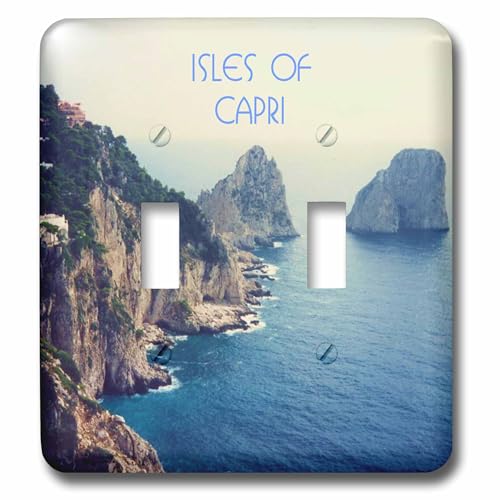 Interrupteur à bascule Isles of Capri multicolore 3dRose lsp_28335_2 pour décoration