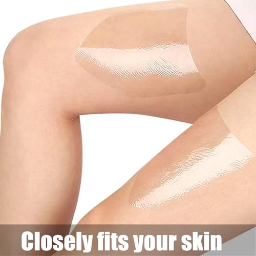 WSIWZAI Invisible Thigh Inner Anti Chafing Stickers,Thighs Prevention Anti Friction Pads, Thigh Tapes Chafe,Transparent Protection Skin Patches for Rubbing Protect (6PCS) - Thumbnail 5