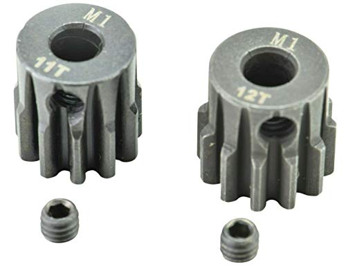 Pignon 5mm Mod 1 M1 11T 12T pour réparer et modifier la transmission de votre buggy RC 1/8
