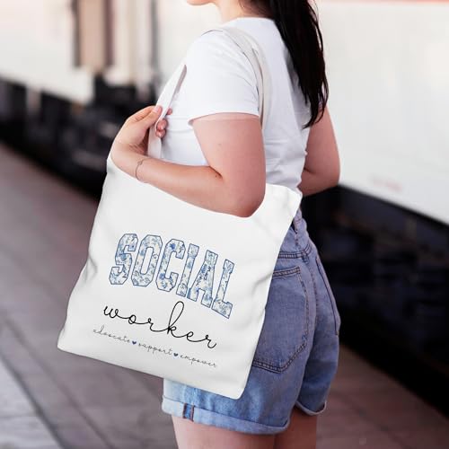Bolso Tote Estético de Lona para Mujer 12x17 pulg miniatura 3