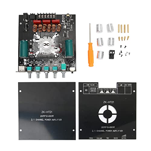 Carte amplificateur de puissance BT 2.1 avec ventilateur DC15-36V