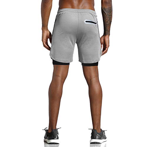 Image of IVAAN Black Polyester Shorts for Running- Regular, Gym