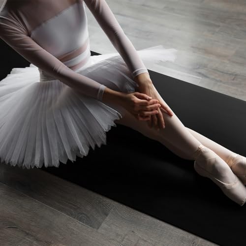 PullCrease 6.6 x 3.9 ft Portable Dance Floor Smooth Ballet Vinyl Dance Floor Mat for Home Stage Studios Adults Practice Improve (Rectangle) by PullCrease - Image 7
