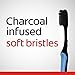 Colgate Slimsoft Floss-Tip Charcoal Toothbrush